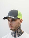 Бейсболка FLEXFIT арт. 6606T (темно-серый / зеленый)